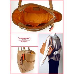 Coach Park Carrie British Tan Leather Tote